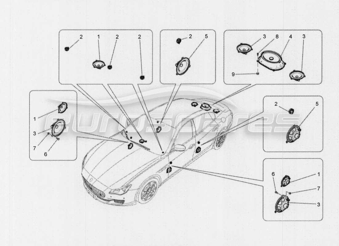 maserati qtp. v8 3.8 530bhp auto 2015 it-system-teilediagramm