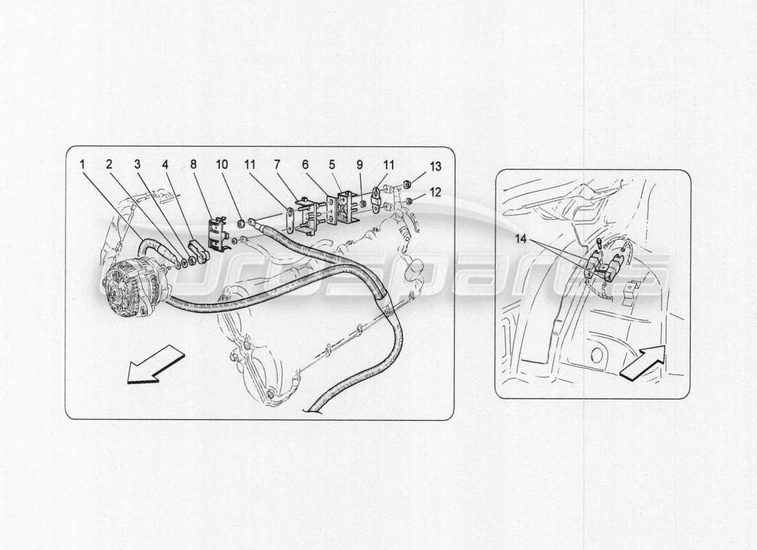 maserati granturismo special edition hauptverkabelung teilediagramm