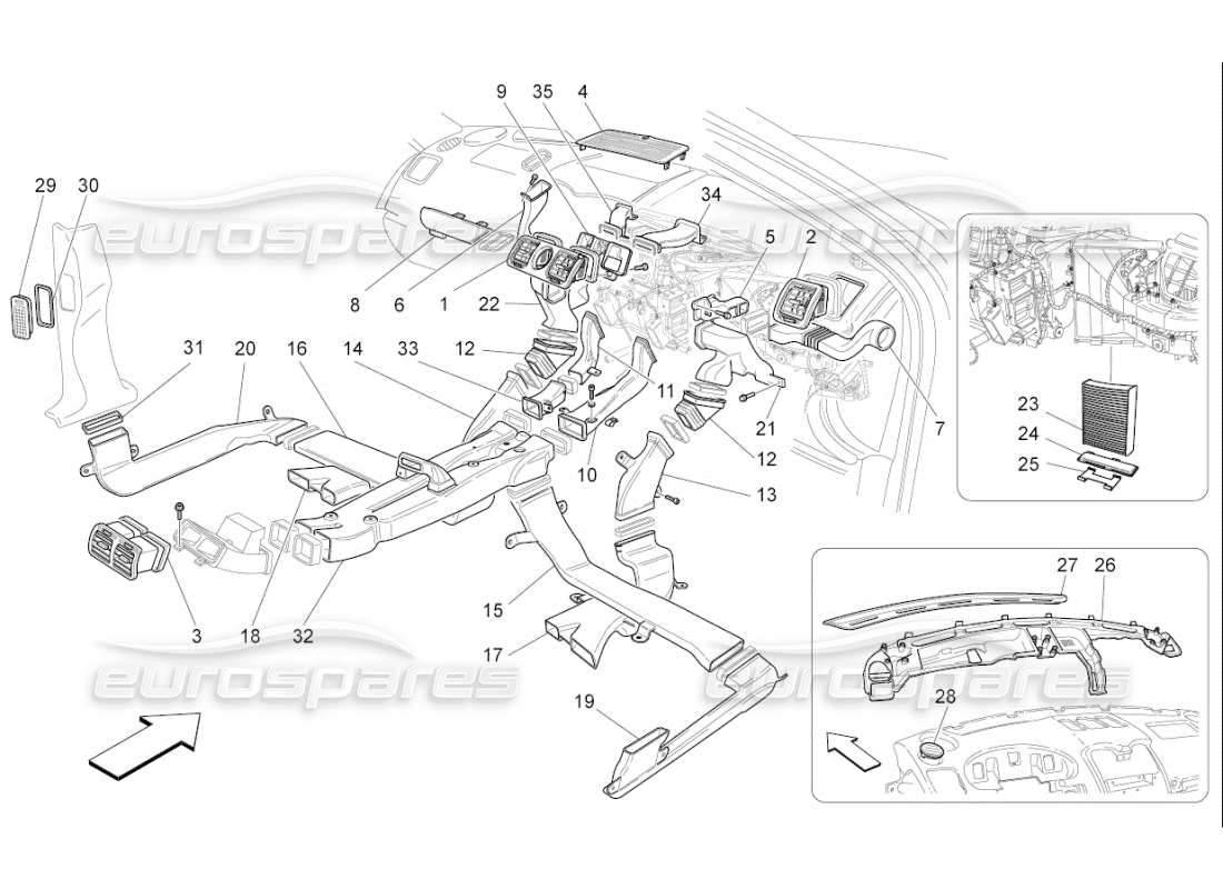 maserati qtp. (2009) 4.7 auto a c-einheit: diffusionsteildiagramm