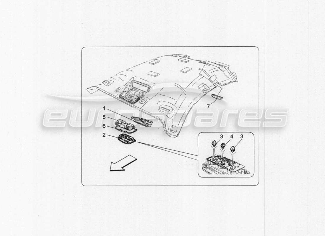 maserati granturismo special edition interne fahrzeuggeräte teilediagramm