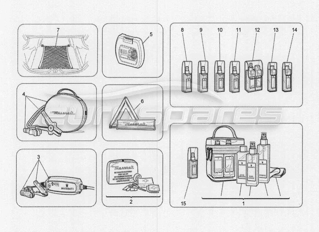 maserati qtp. v8 3.8 530bhp 2014 auto aftermarket-zubehör – teilediagramm