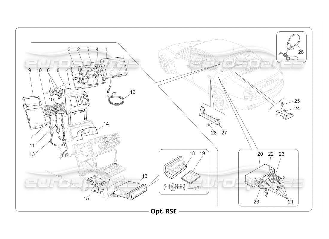 maserati qtp. (2007) 4.2 auto it system teilediagramm