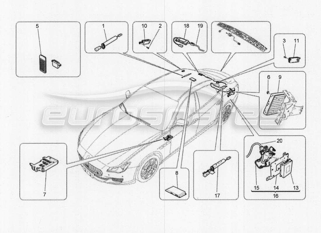 maserati qtp. v8 3.8 530bhp 2014 auto it-system-teilediagramm