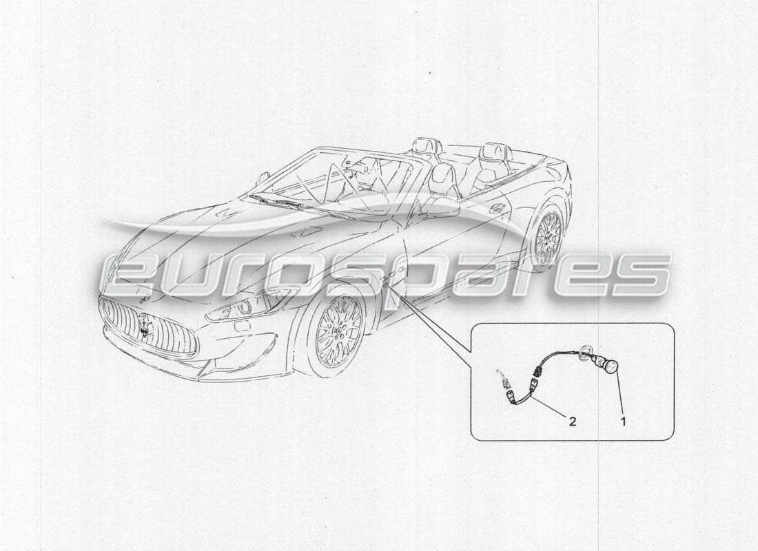 maserati grancabrio mc centenario seitenleuchtengruppen ersatzteildiagramm