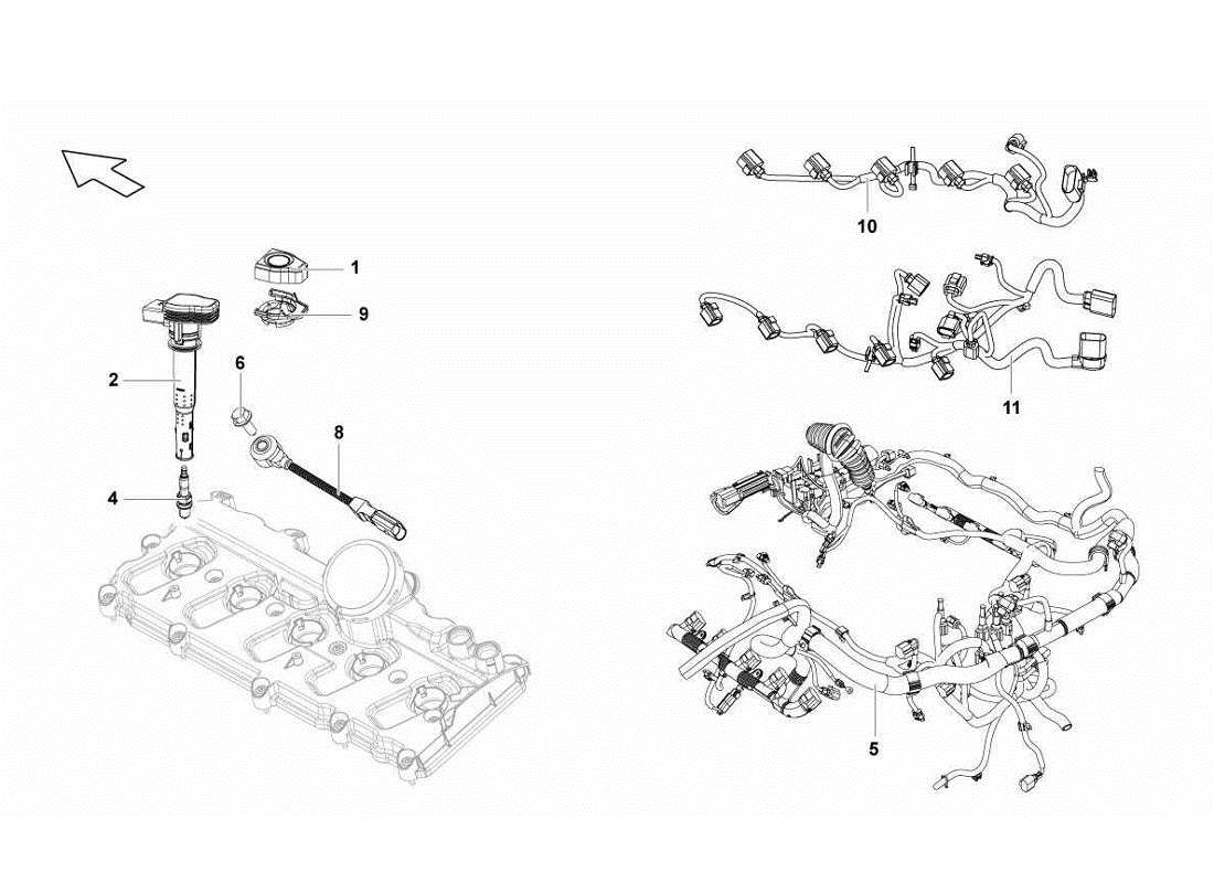 lamborghini gallardo lp570-4s perform systemzündungsteildiagramm