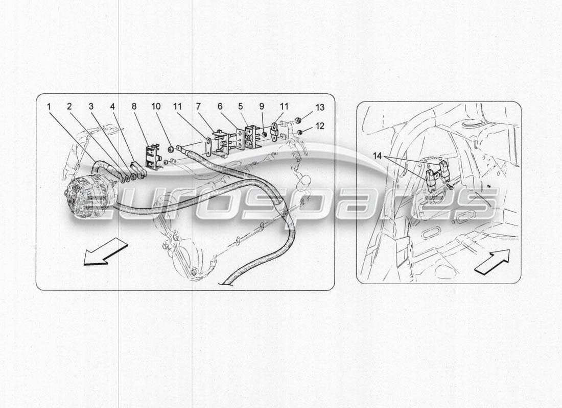 maserati grancabrio mc centenario hauptverkabelung teilediagramm