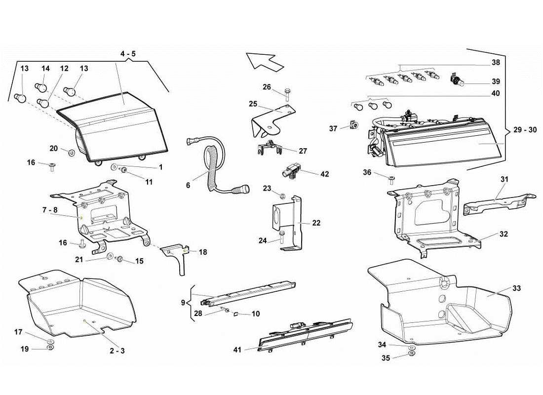 lamborghini gallardo lp560-4s update lichter teilediagramm