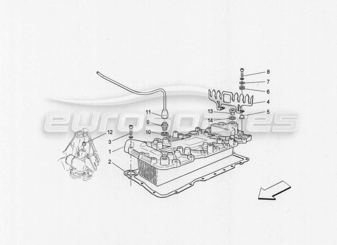 maserati granturismo special edition wärmetauscher teilediagramm