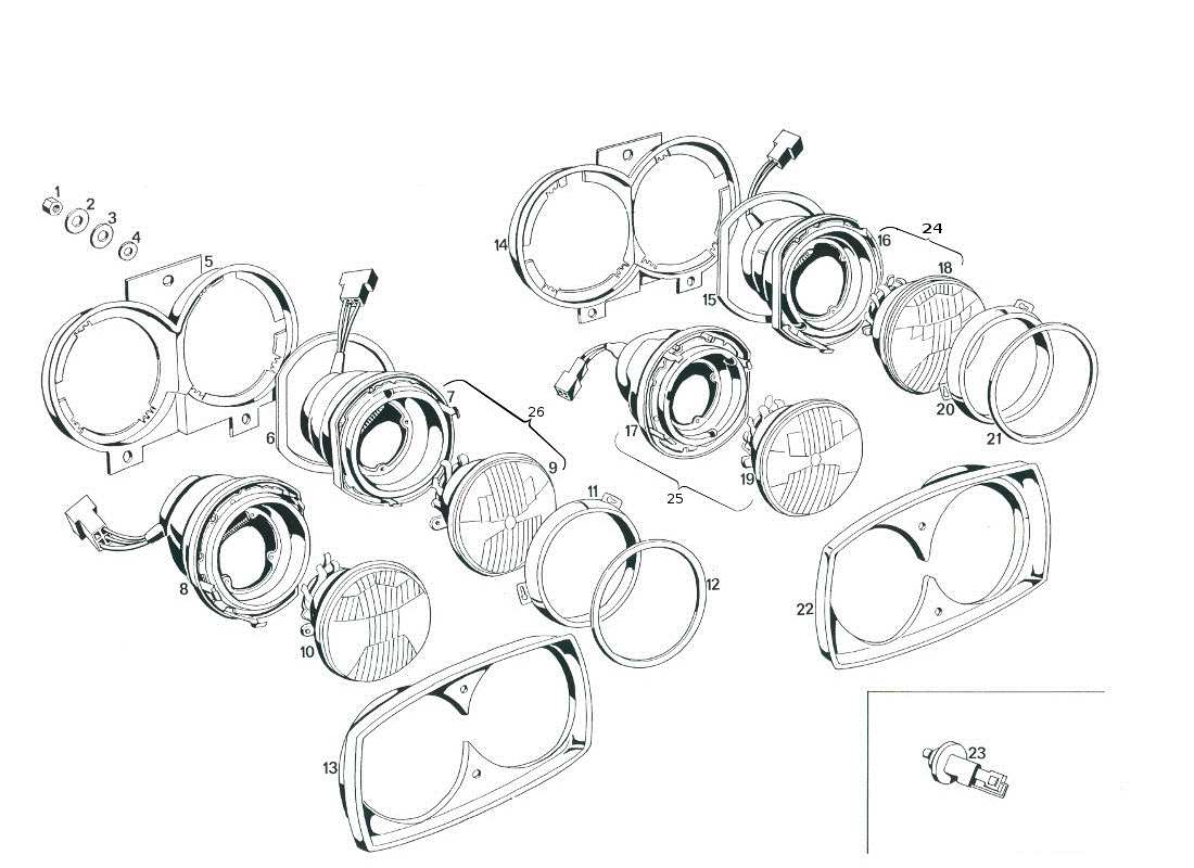 maserati mexico beleuchtung teilediagramm