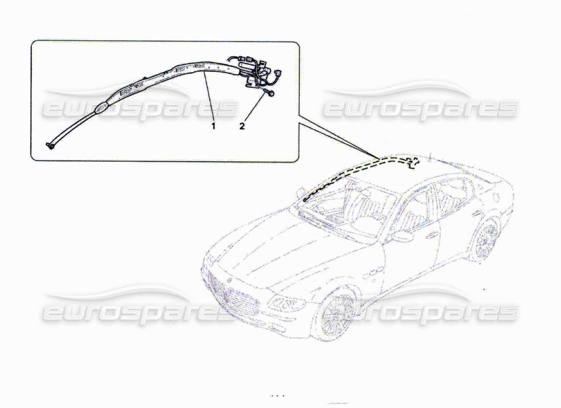 maserati qtp. (2010) 4.7 window bag system teilediagramm