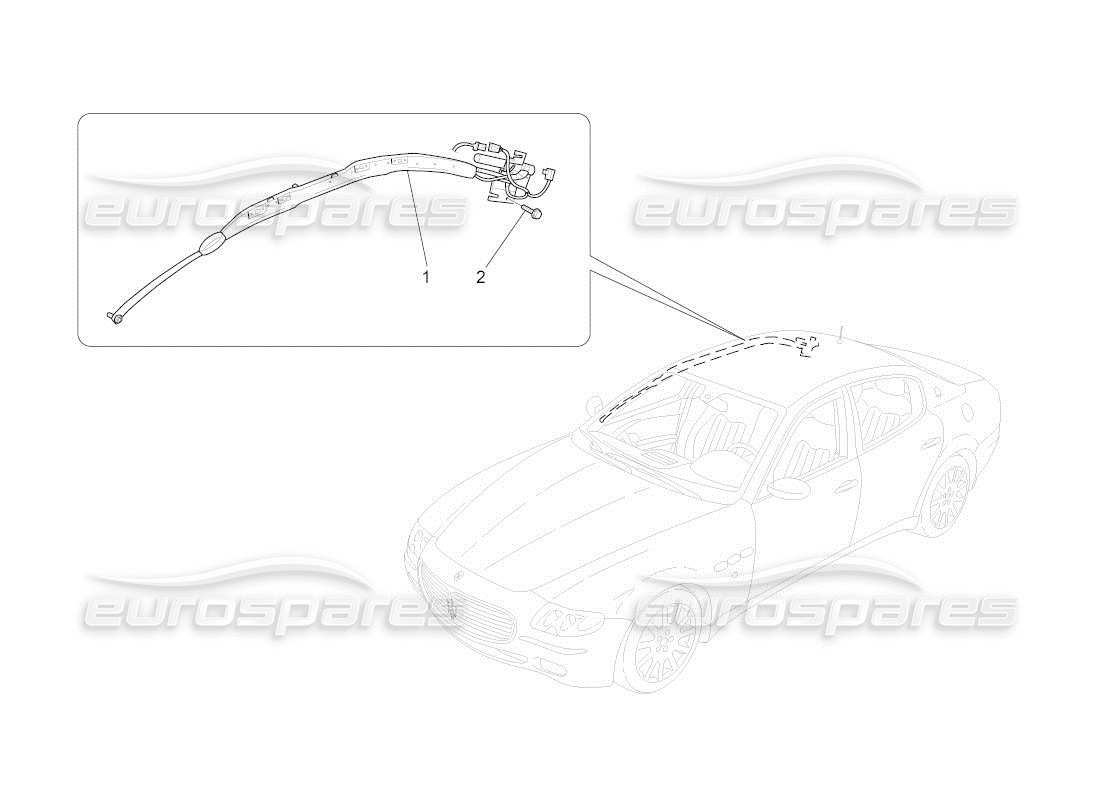 maserati qtp. (2010) 4.2 auto window bag system teilediagramm