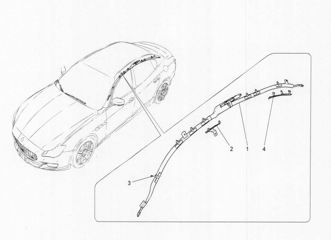 maserati qtp. v6 3.0 bt 410bhp 2015 window bag system teilediagramm