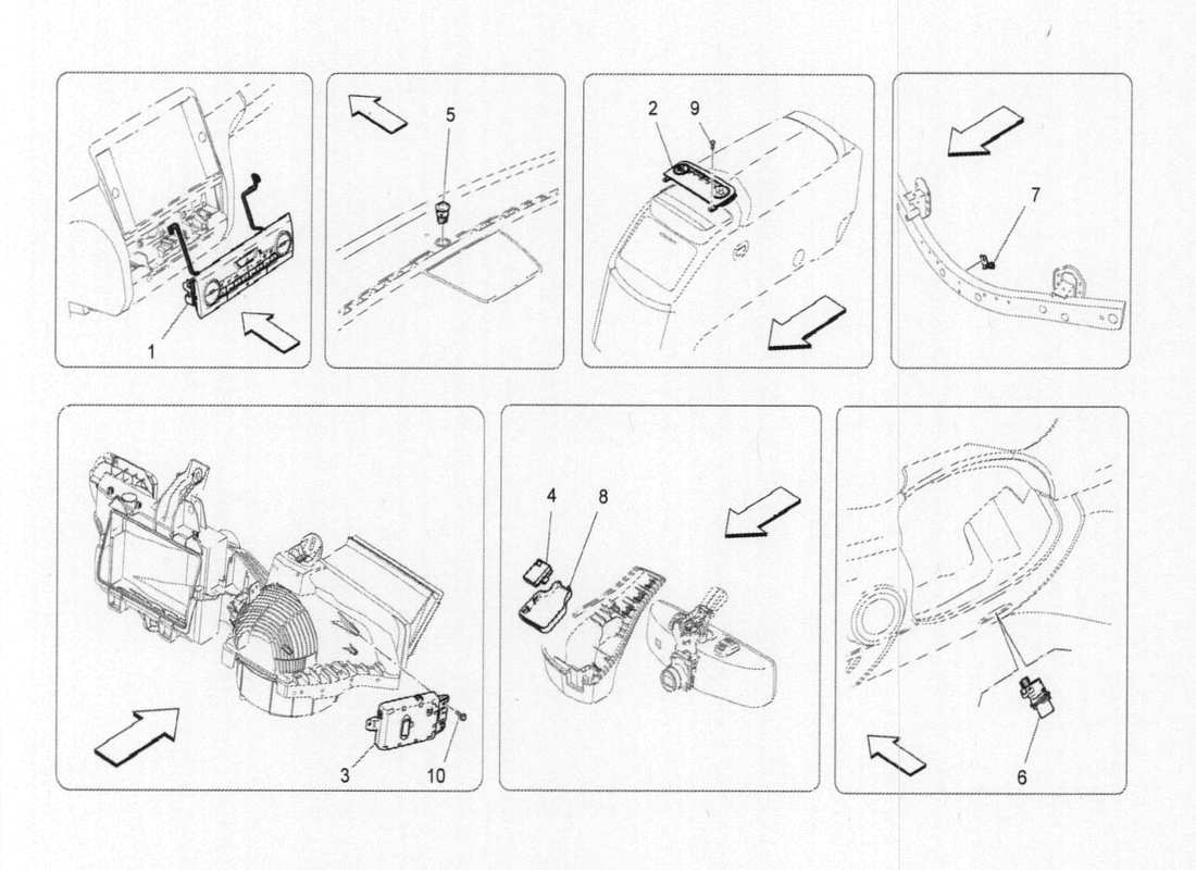 maserati qtp. v6 3.0 bt 410bhp 2015 a c-einheit: diagramm des elektronischen steuergerätteils