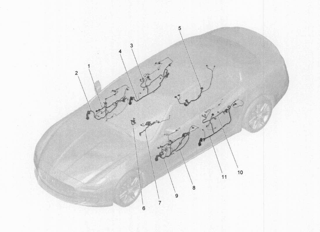 maserati qtp. v6 3.0 bt 410bhp 2015 hauptverkabelung teilediagramm