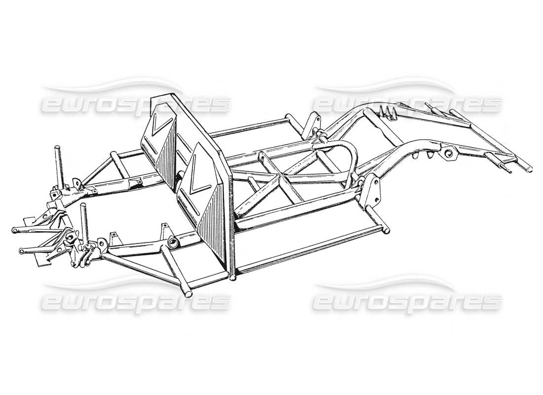 ferrari 250 gte (1957) chassis teilediagramm