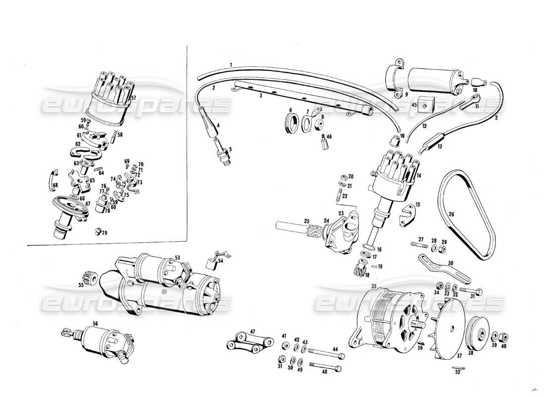 maserati mexico elektrische ausrüstung teilediagramm