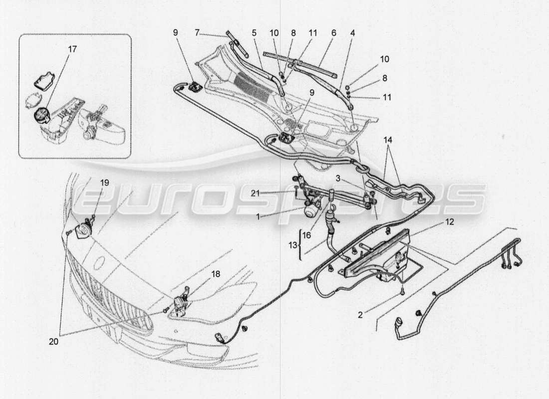 maserati qtp. v8 3.8 530bhp 2014 auto externe fahrzeuggeräte teilediagramm