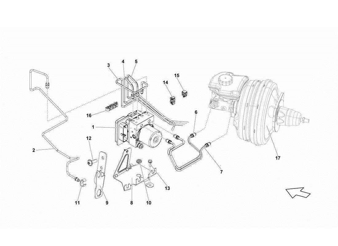 lamborghini gallardo lp570-4s perform diagramm zur regulierung der kräfte, die das teil unterbinden