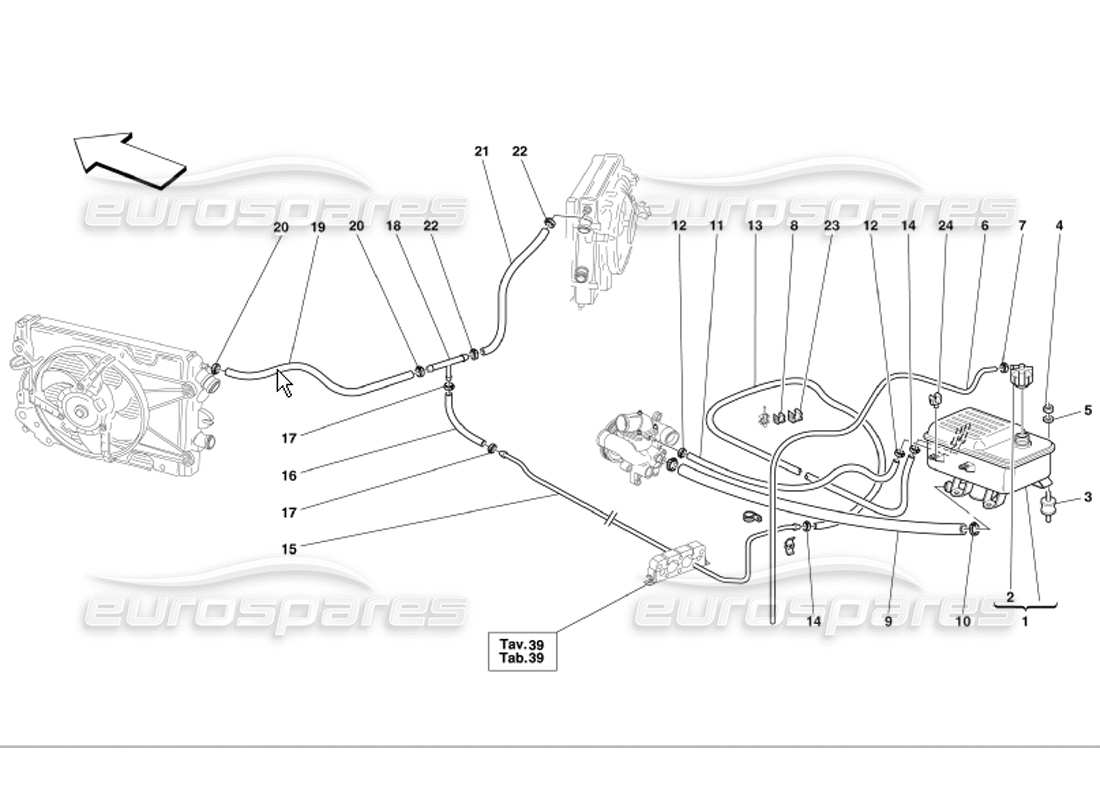 ferrari 360 modena nourice teilediagramm