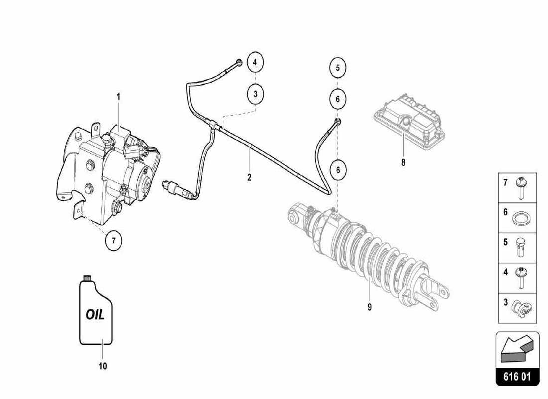 lamborghini centenario spider hebevorrichtung ersatzteildiagramm