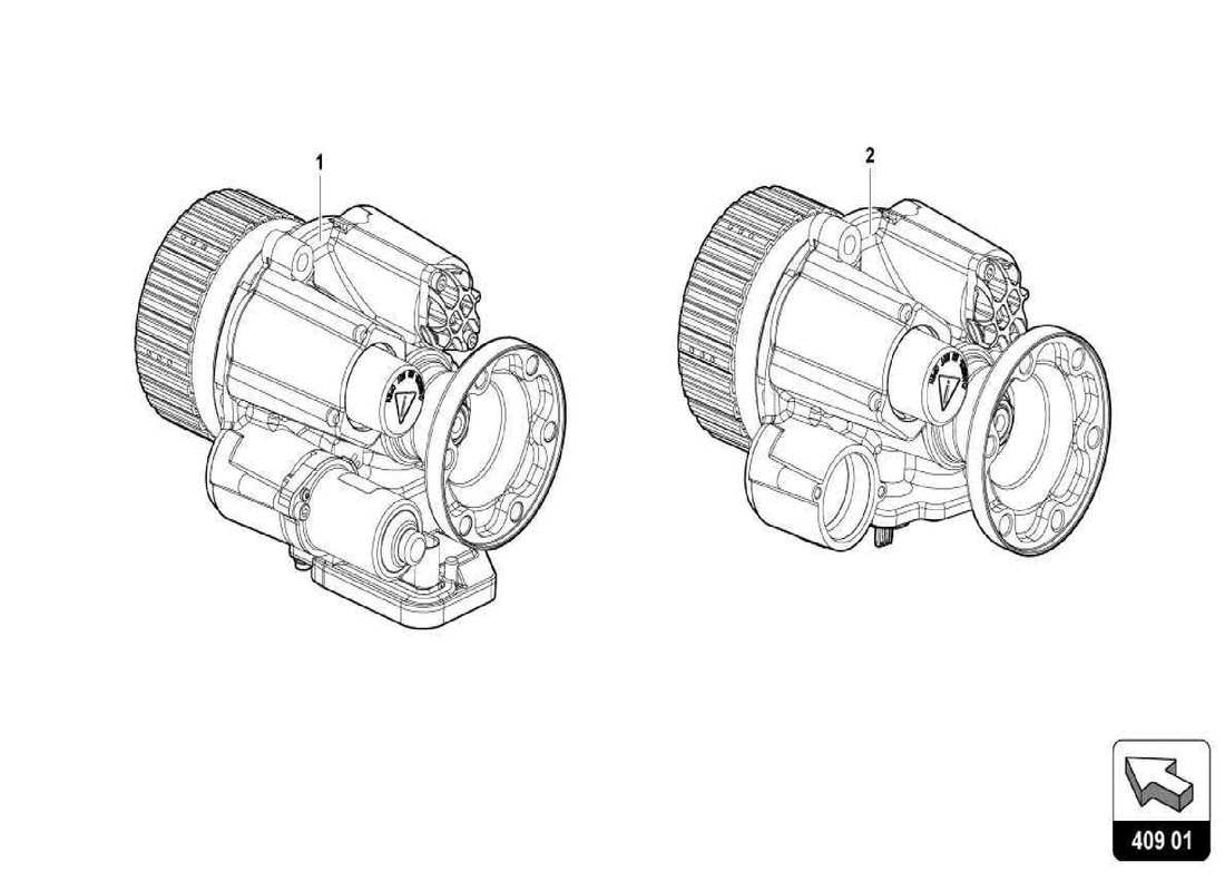 lamborghini centenario spider vorderachsdifferential ersatzteildiagramm