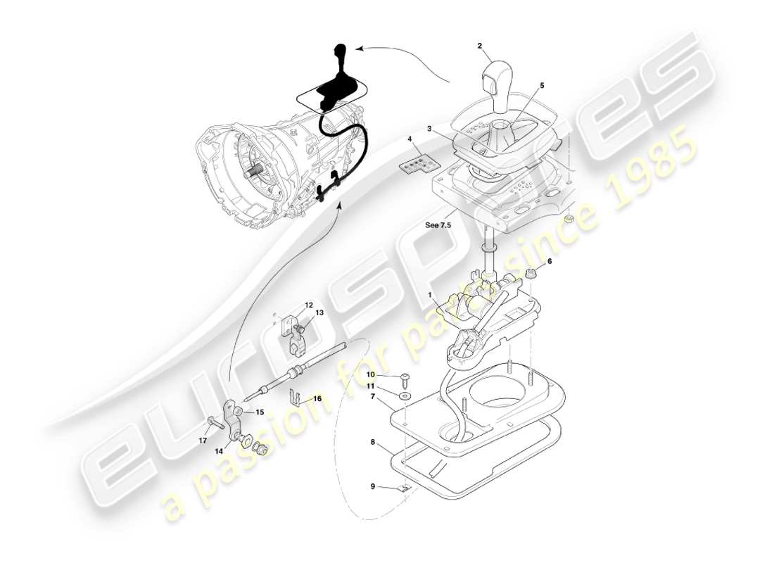 teilediagramm mit der teilenummer 42-123685-ab