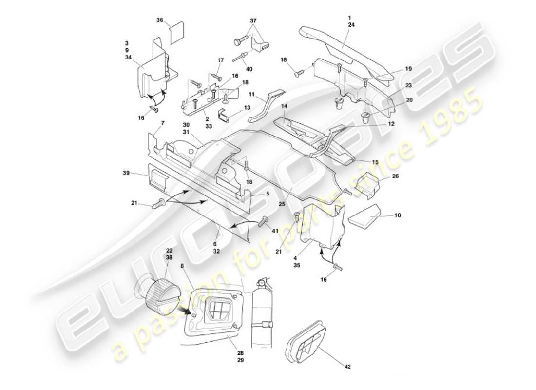 teilediagramm mit der teilenummer 1r12-164095-aa