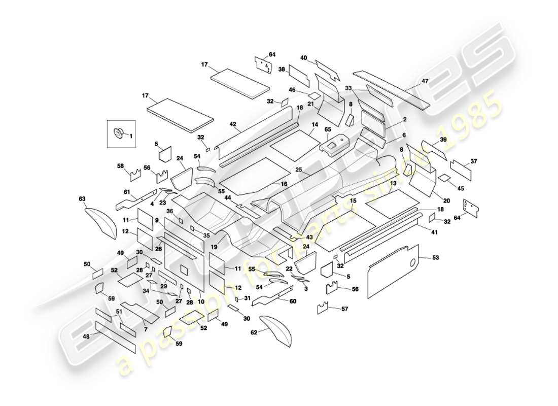 teilediagramm mit der teilenummer 85-82711