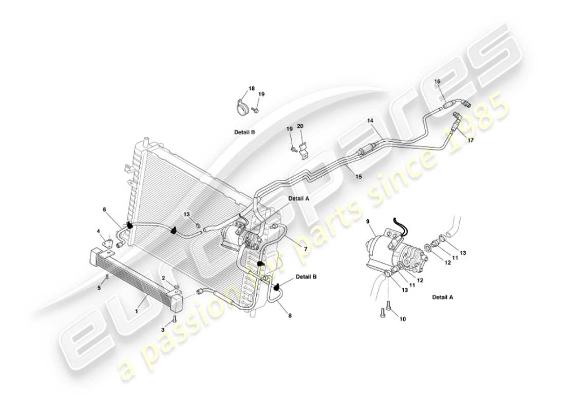 teilediagramm mit der teilenummer 1r12-441996-af