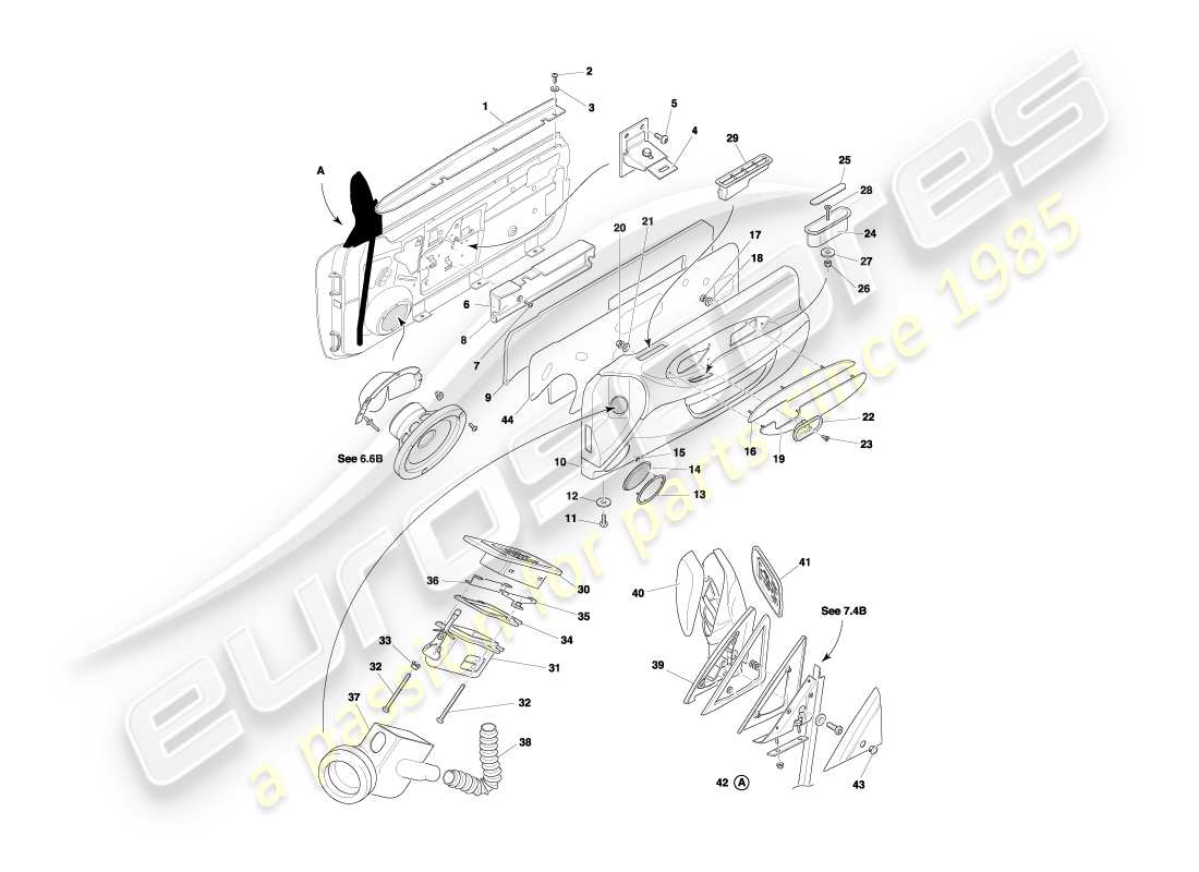 teilediagramm mit der teilenummer 65-121772-aa
