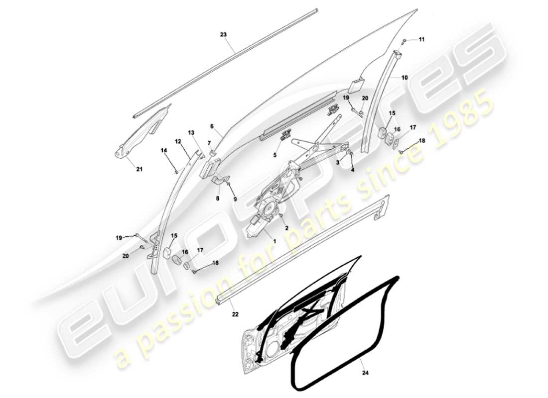 teilediagramm mit der teilenummer 1r12-651036-aa