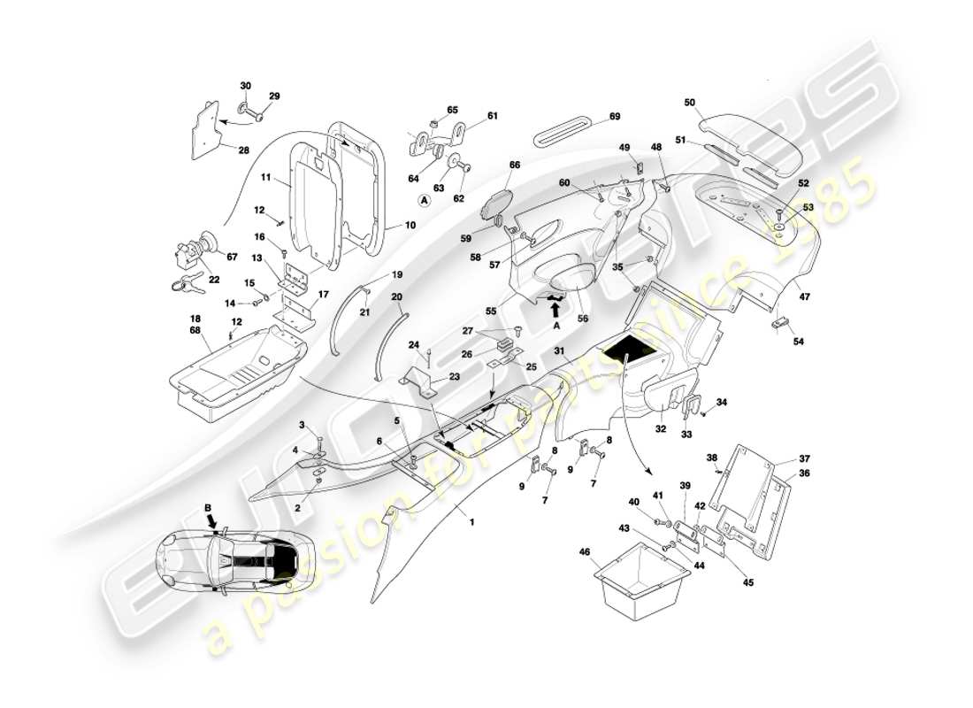 teilediagramm mit der teilenummer 697468