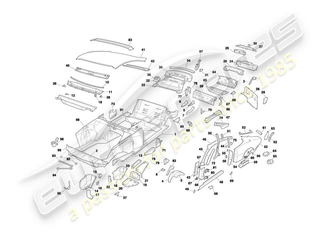 teilediagramm mit der teilenummer 20-121883-aa