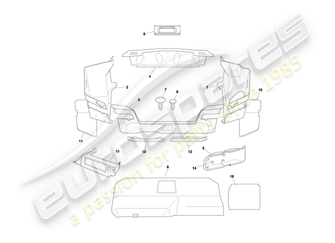 teilediagramm mit der teilenummer 83-140695-aa