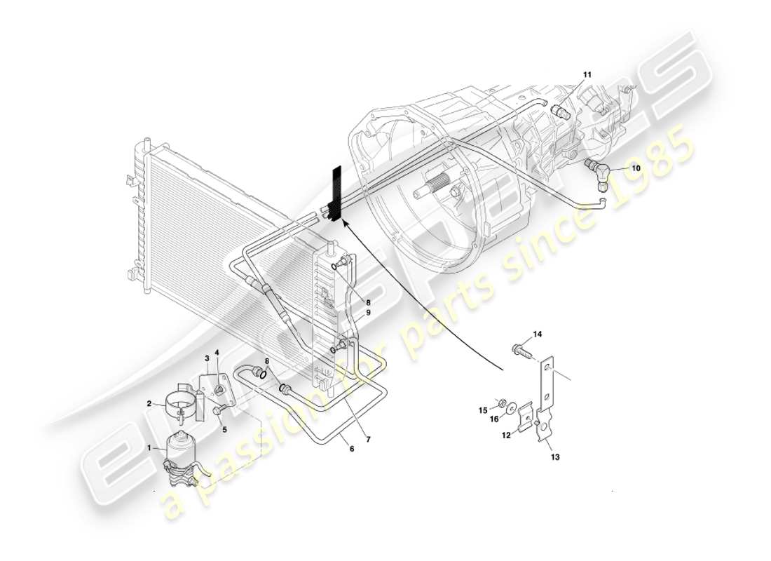 teilediagramm mit der teilenummer 32-121500-ab