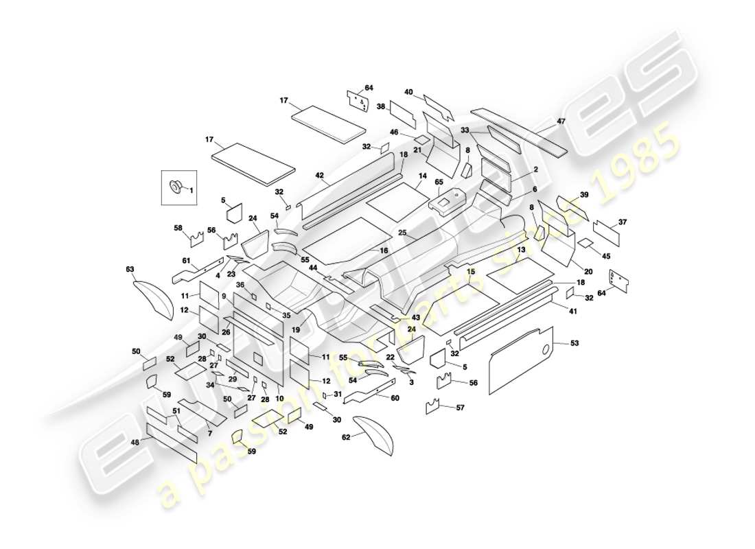 teilediagramm mit der teilenummer 85-82729