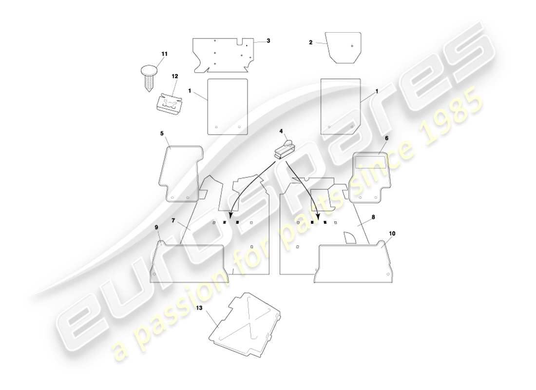 teilediagramm mit der teilenummer 696504