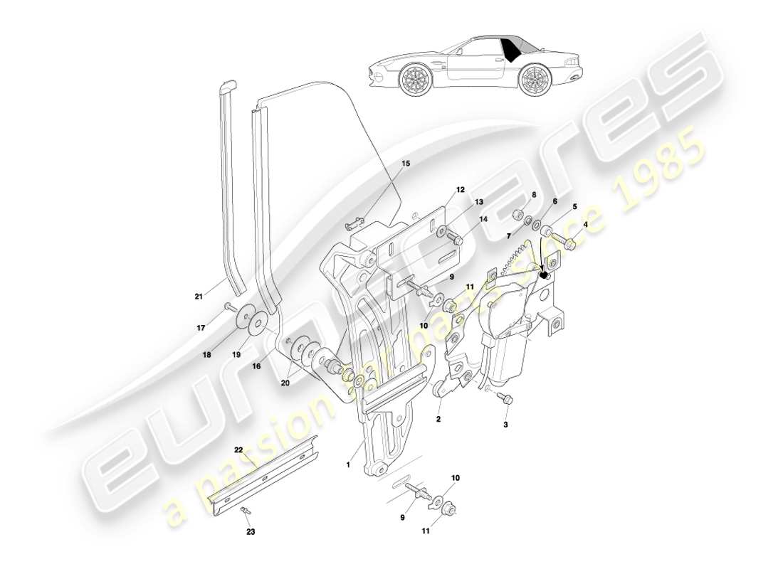 teilediagramm mit der teilenummer 697701
