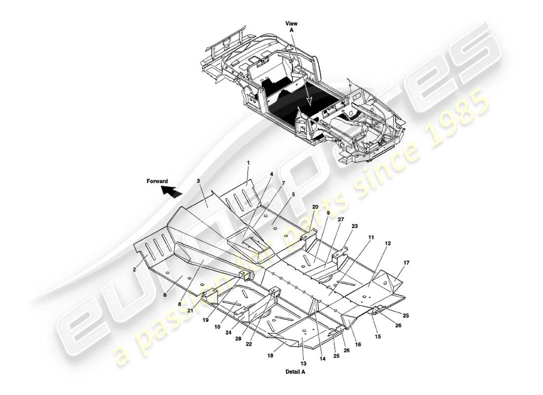 teilediagramm mit der teilenummer 16-74328