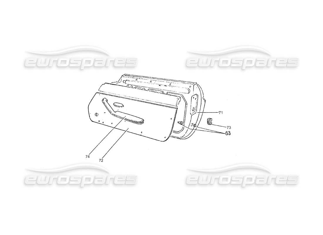 ferrari 275 (pininfarina coachwork) gruppo porte-ersatzteildiagramm