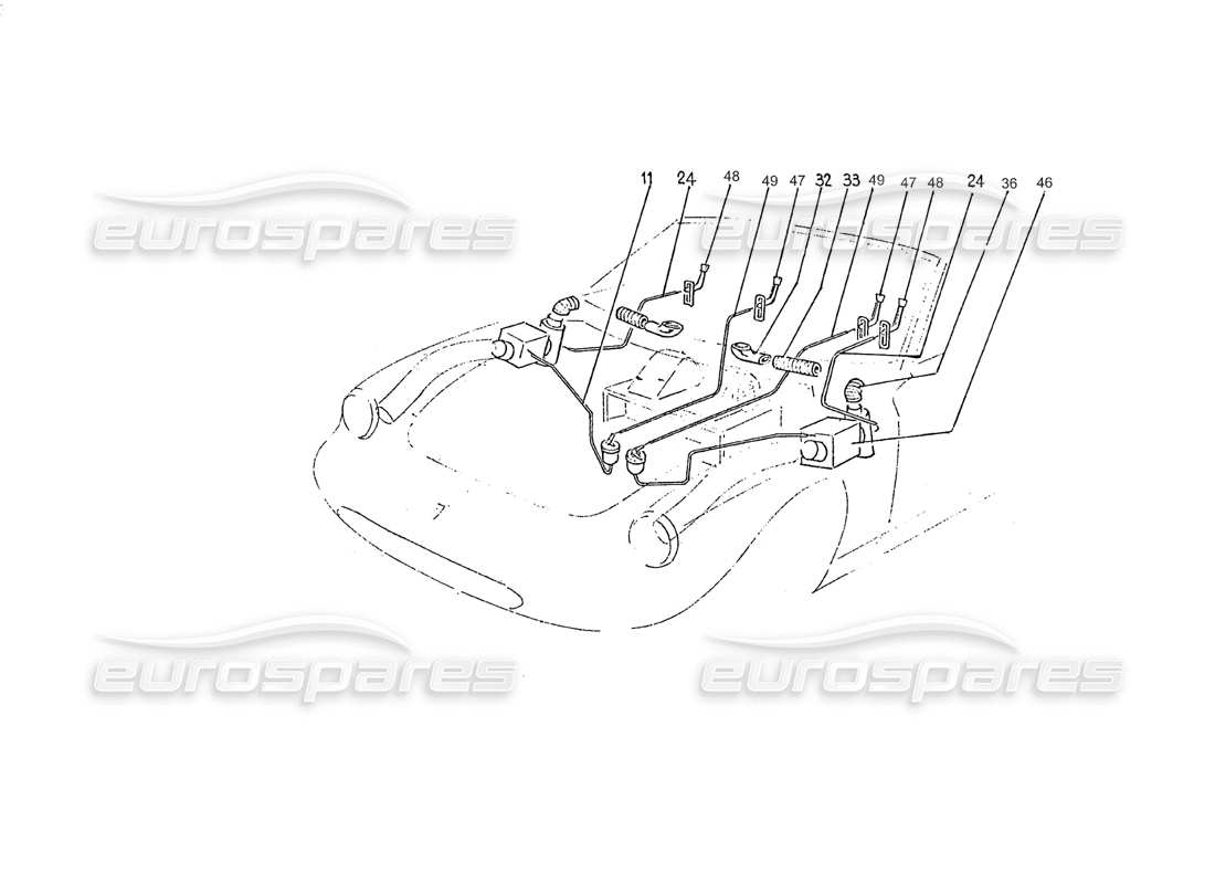 ferrari 275 (pininfarina coachwork) gruppo riscaldatore aerazione ersatzteildiagramm