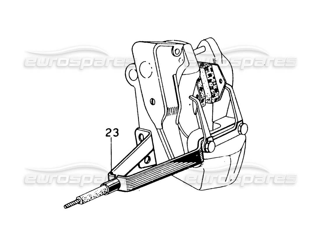 ferrari 275 gtb/gts 2 cam bremssystem – (rhd) handbremse teilediagramm