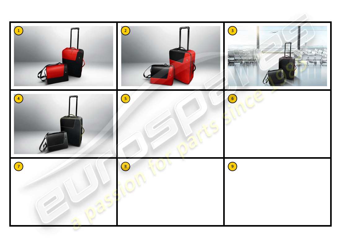 ferrari f430 coupe (accessories) ausstattung - gepäck, allgemeines teilediagramm