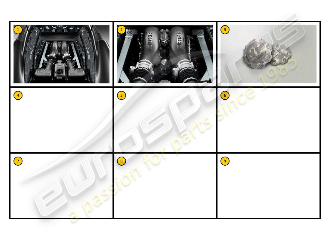 ferrari f430 coupe (accessories) racing - teilediagramm für motortasche