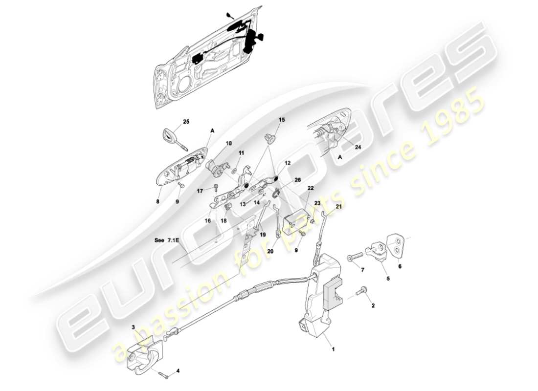 teilediagramm mit der teilenummer 1r12-654879-ac