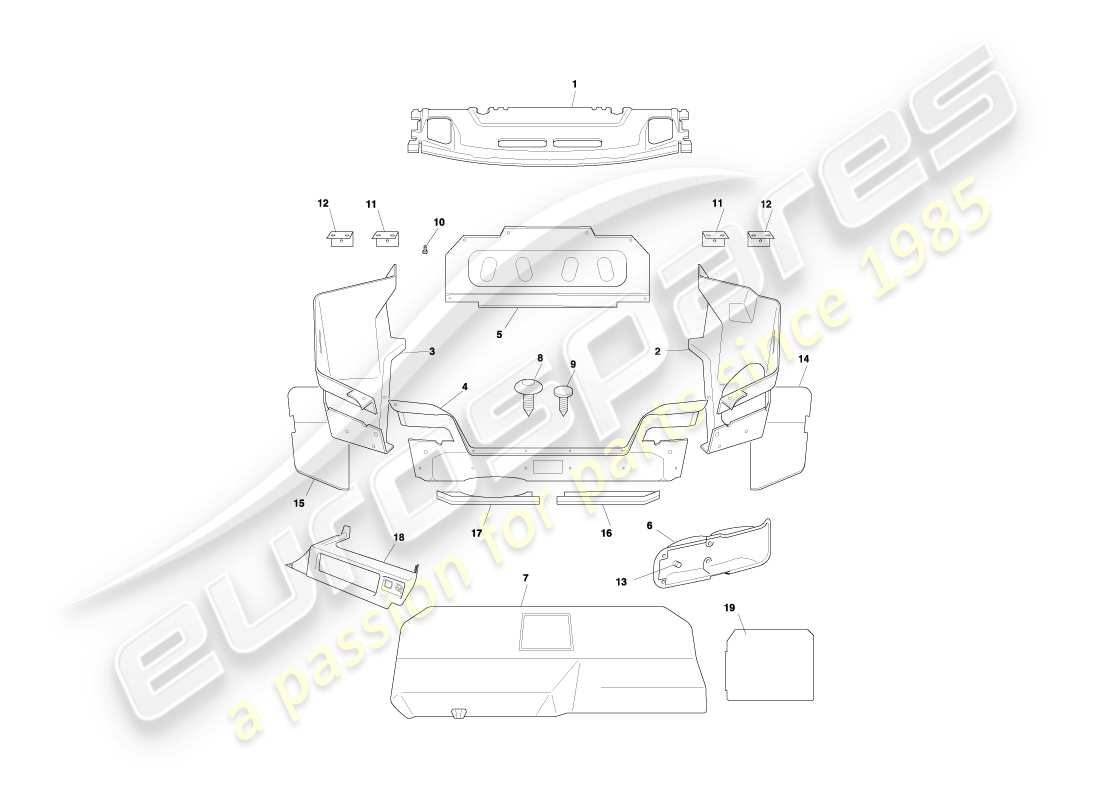 teilediagramm mit der teilenummer 83-110940-aa