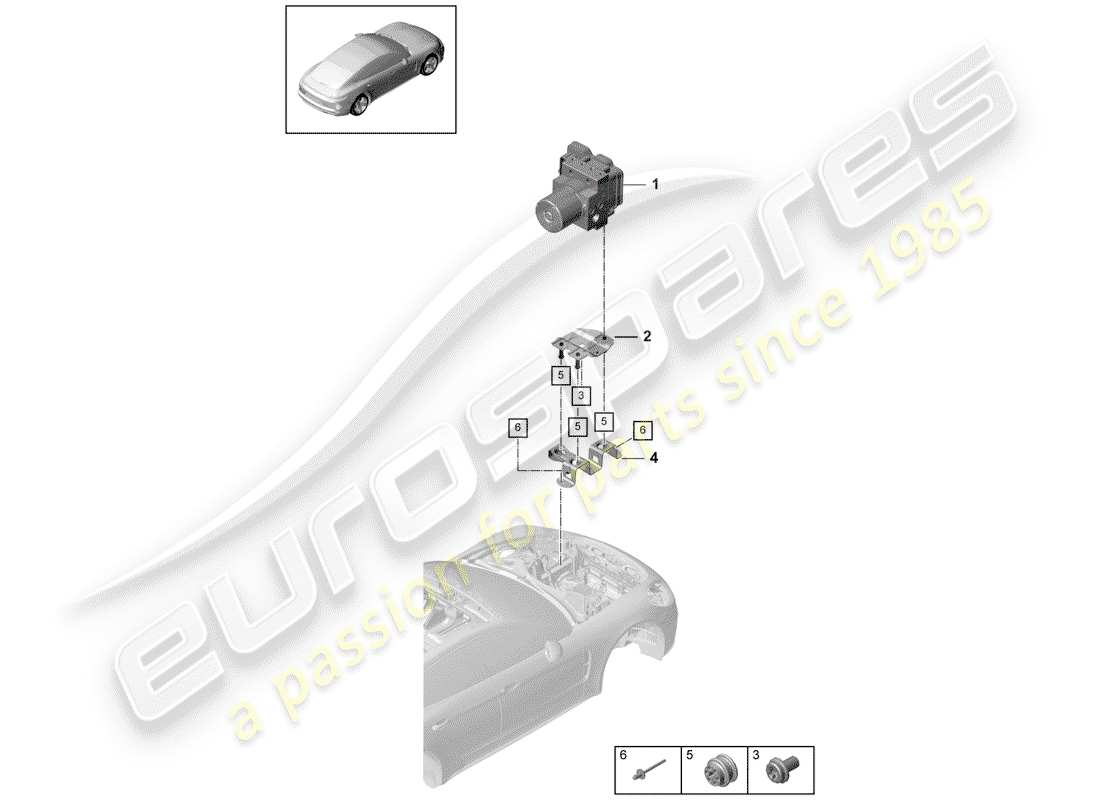 teilediagramm mit der teilenummer 971614111e