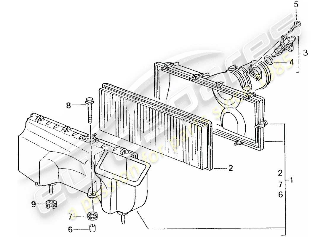 teilediagramm mit der teilenummer 99611002170