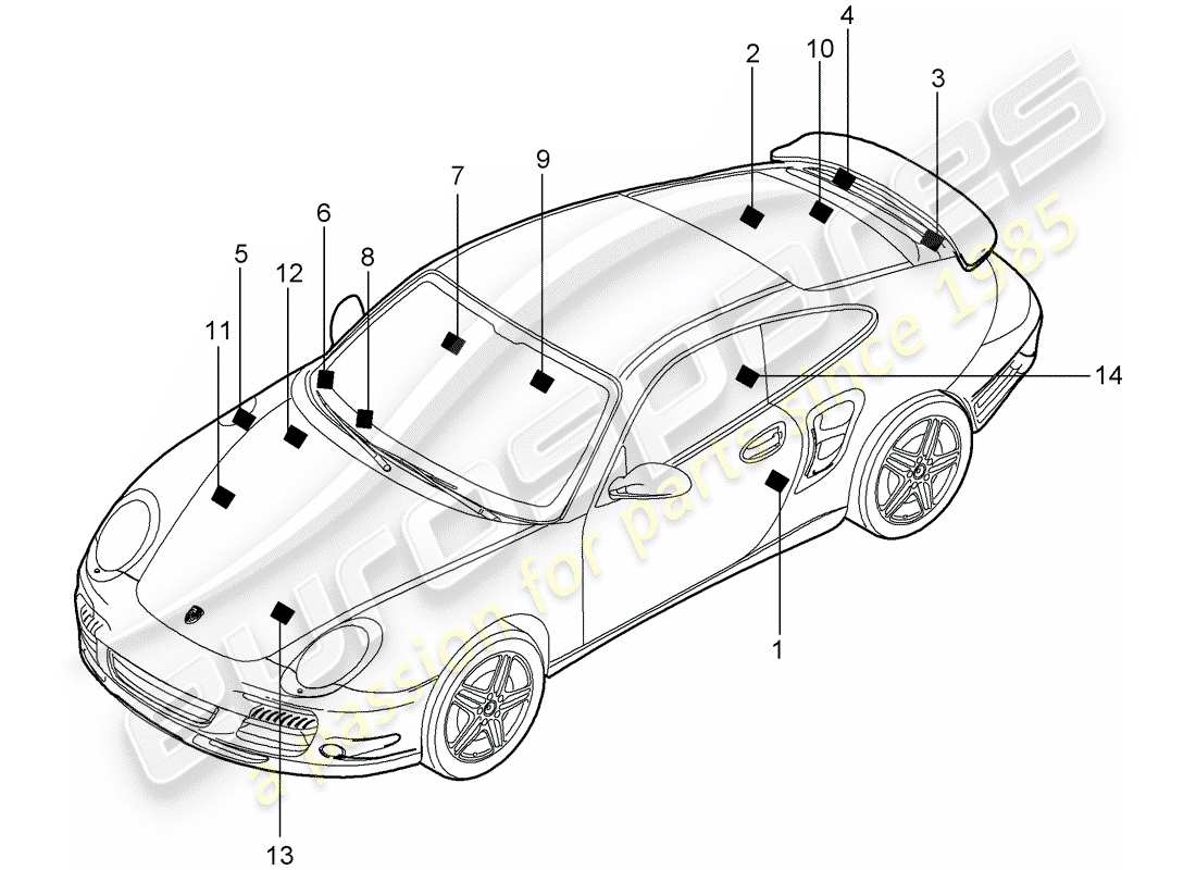 teilediagramm mit der teilenummer 99770143005