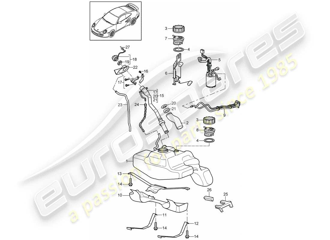 teilediagramm mit der teilenummer 99762014801